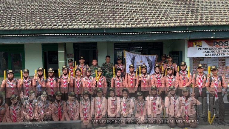 Serka Joko Pitono Dampingi Kegiatan Laksana Pramuka SMAN 1 Tegaldlimo