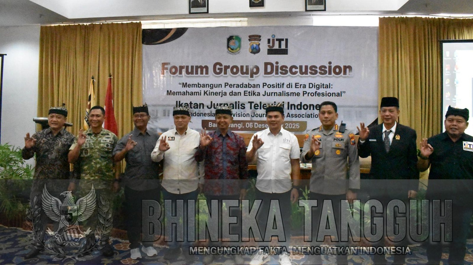 Dandim 0825/Banyuwangi Hadiri FGD IJTI: Dorong Penguatan Etika Jurnalistik di Era Digital