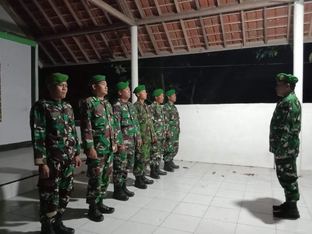 Koramil 0825/14 Kabat Gelar Apel Siaga Jelang Tahun Baru Islam 1 Muharram 1448 H